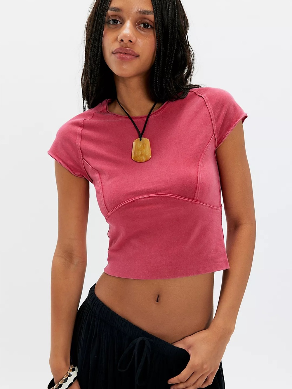 NWT We The Free Protagonist Tee/Cactus Rosewood/Small